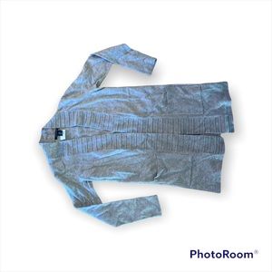 TAHARI Ribbed Merino Wool Cardigan